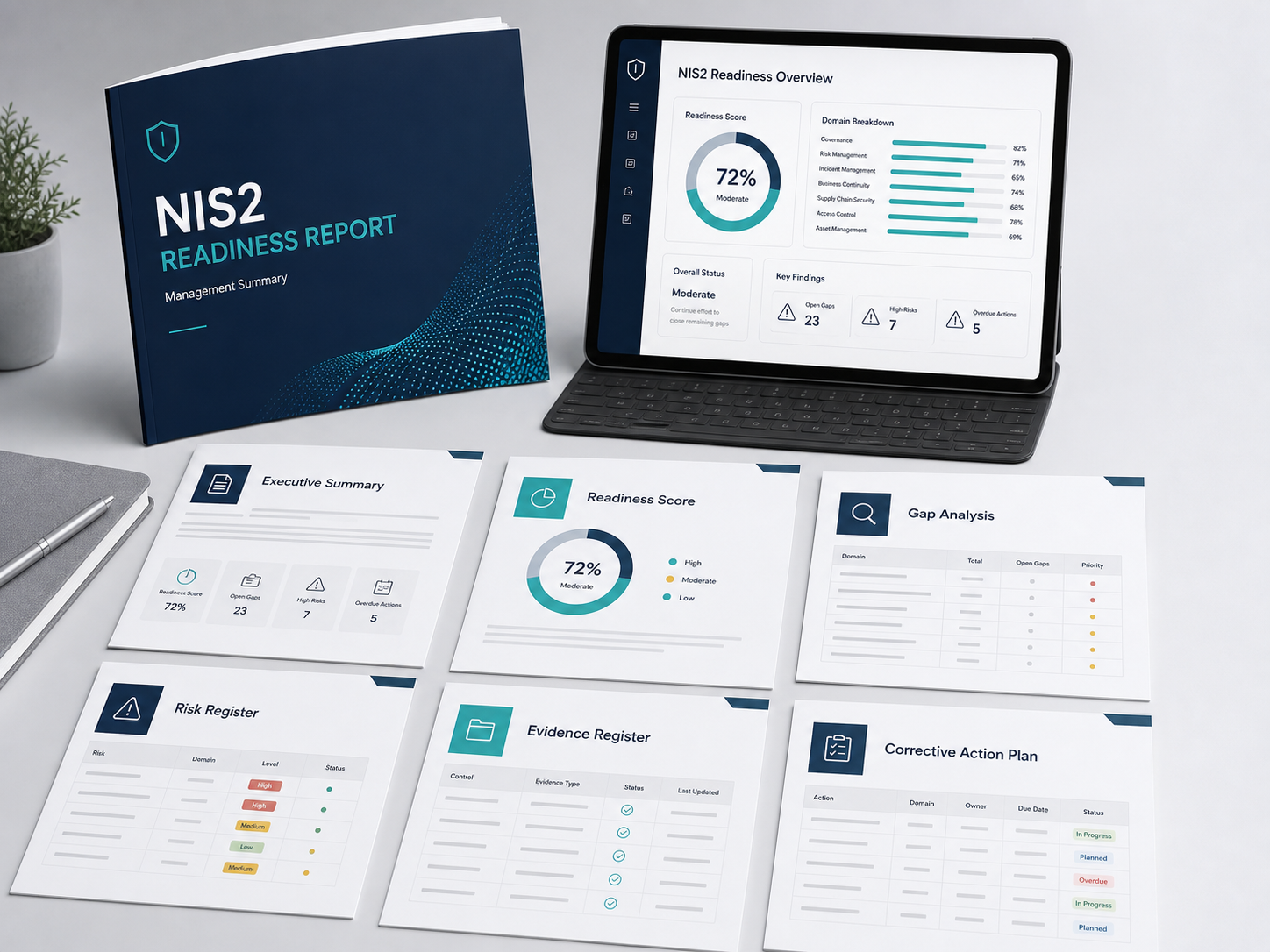 Mockup raport de pregătire NIS2